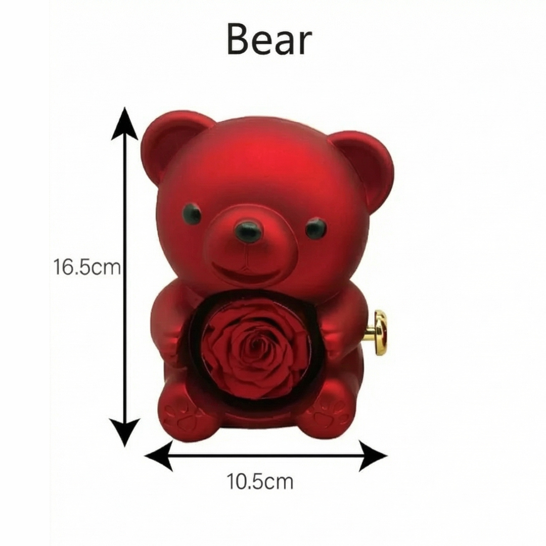 Osito Rosa con Collar Secreto